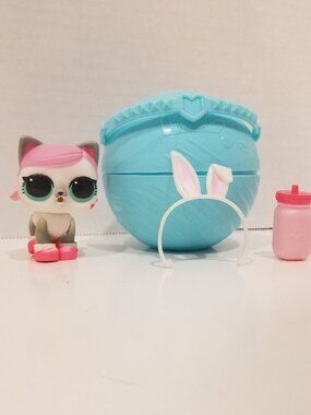 L.O.L. Surprise! Pets "Hops Kit-Tea" & Accessories, VGUC-EUC